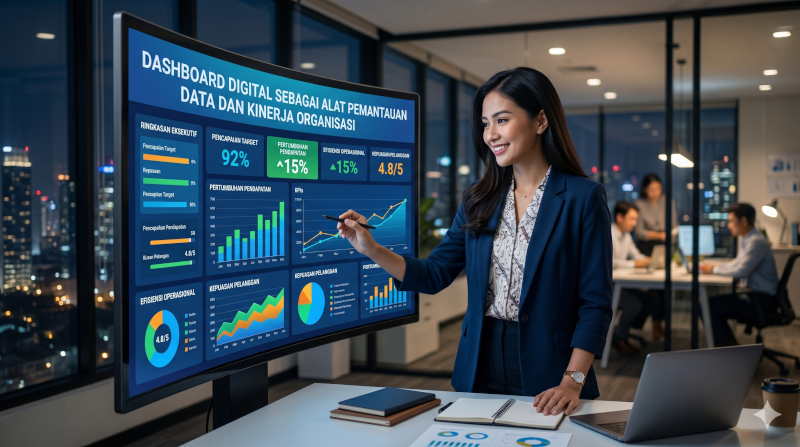 Dashboard Digital sebagai Alat Pemantauan Data dan Kinerja Organisasi