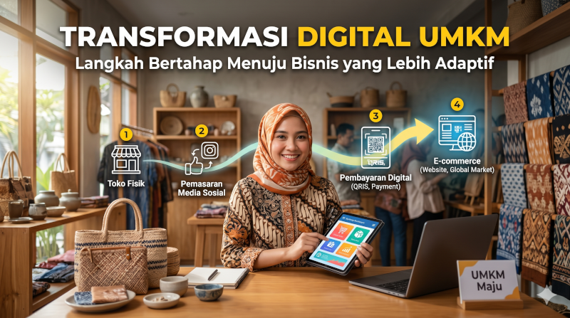 Transformasi Digital UMKM: Langkah Bertahap Menuju Bisnis yang Lebih Adaptif