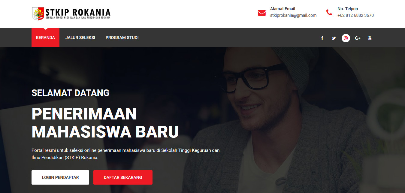 Pendaftaran Mahasiswa Baru Online STKIP Rokania