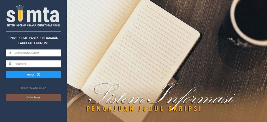 Gallery Sistem Informasi Manajemen Tugas Akhir (SIMTA) UPP
