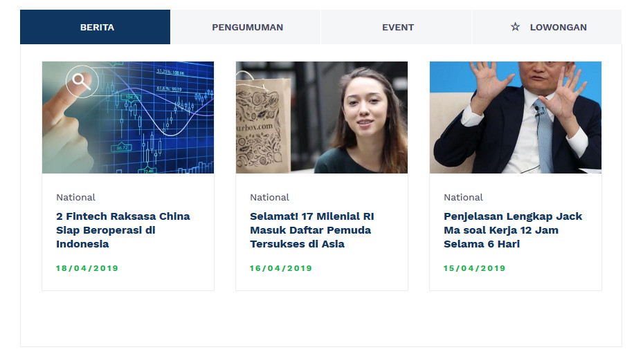 Gallery Sistem Informasi P2K2 dan Tracer Study UPP