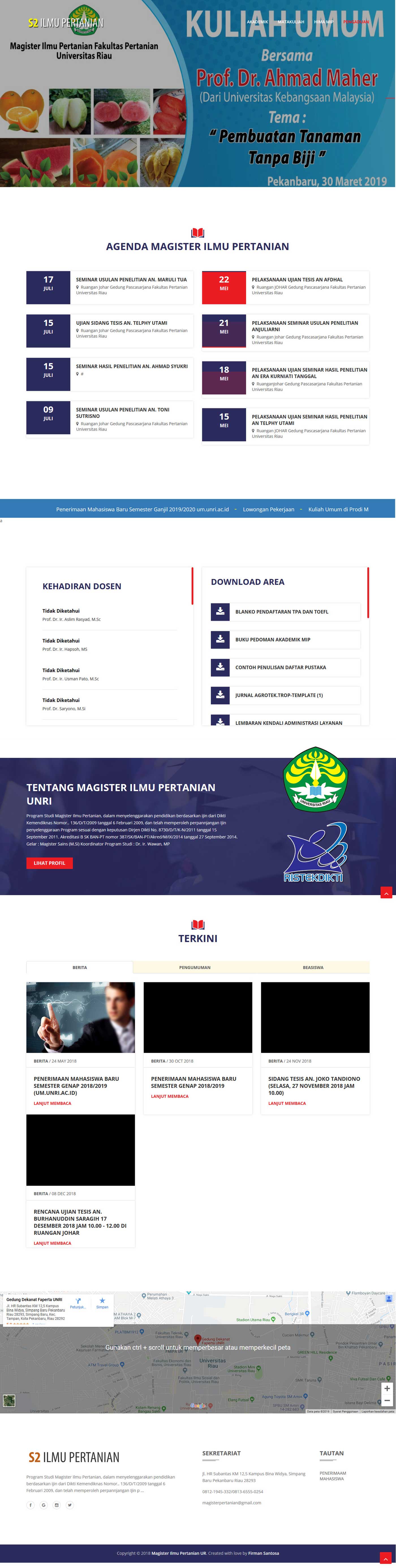 Gallery Magister Ilmu Pertanian Universitas Riau