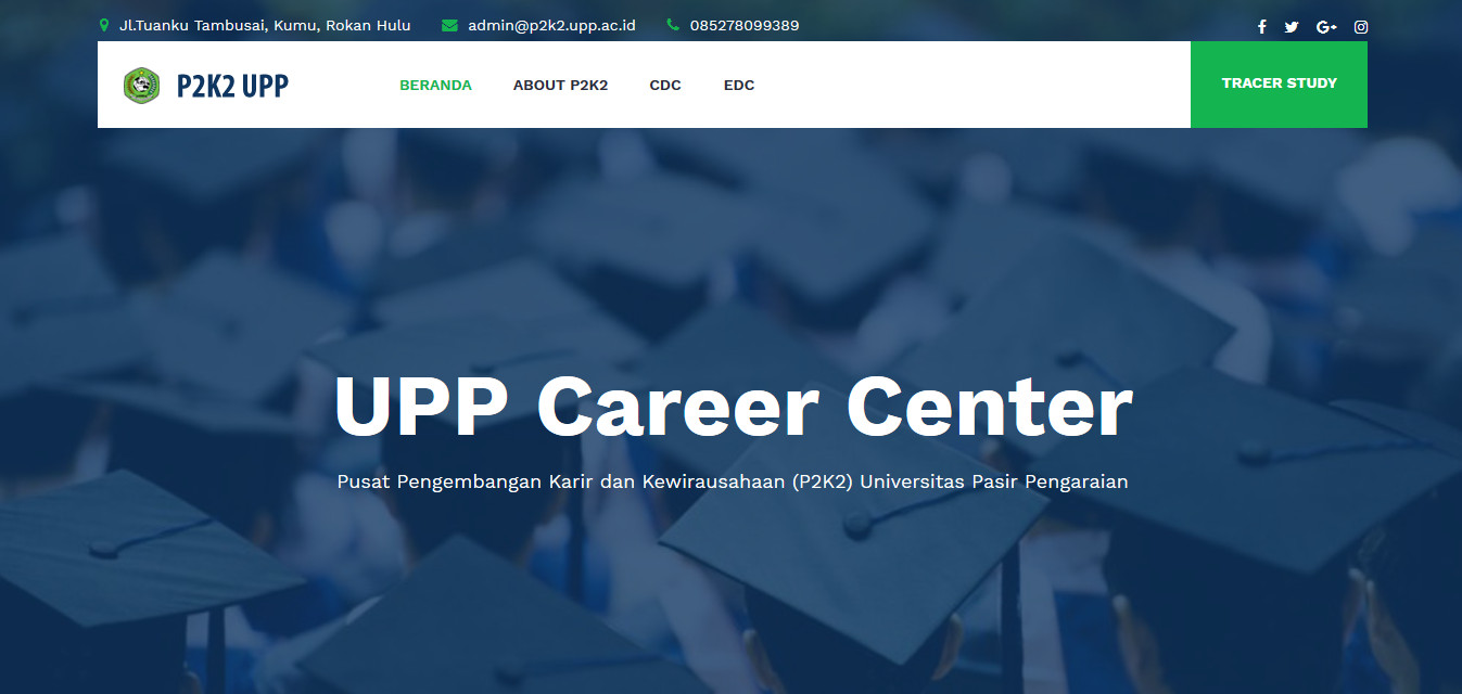 Gallery Sistem Informasi P2K2 dan Tracer Study UPP
